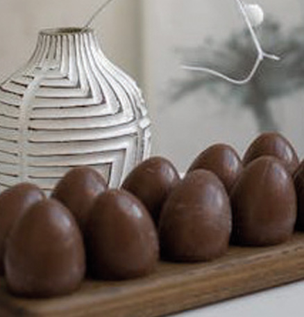 Oeufs de Pâques en chocolat